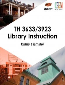 TH 3633/3923 Library Instruction book cover