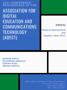2021 Association for Digital Education and Communications Technology Conference Proceedings book cover