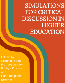 Simulations for Critical Discussion in Higher Education book cover