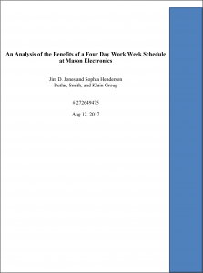 Chapter 11: Analytical Reports – Technical and Professional Writing Genres