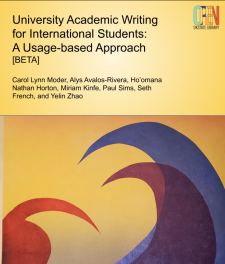 University Academic Writing for International Students: A Usage-based Approach book cover