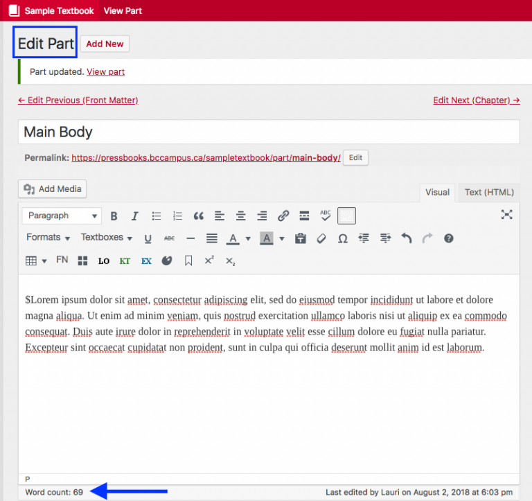 word-count-publishing-with-pressbooks