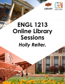 ENGL 1213 Online Library Sessions book cover
